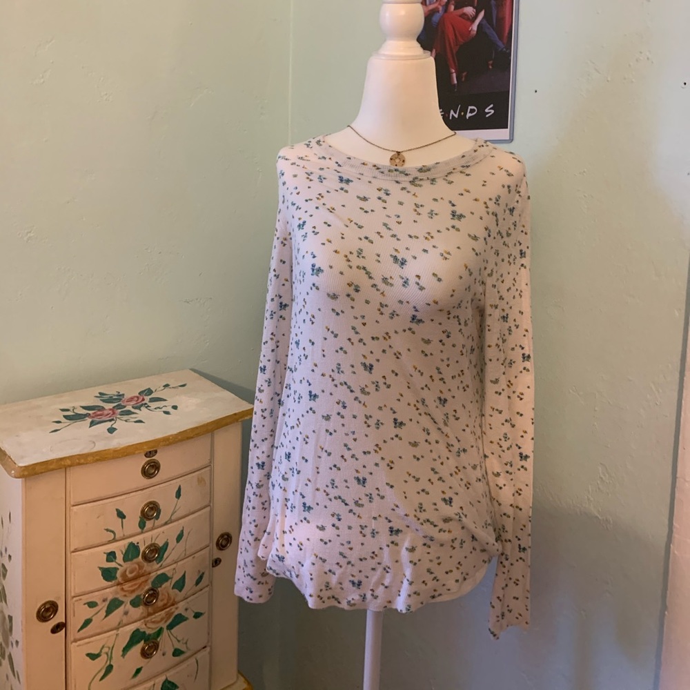 Floral long sleeve SOFT sweater